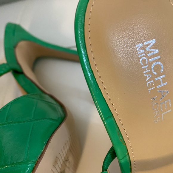 Michael Kors Green Mules - Picture 7 of 9